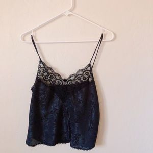 Thrifted lace top